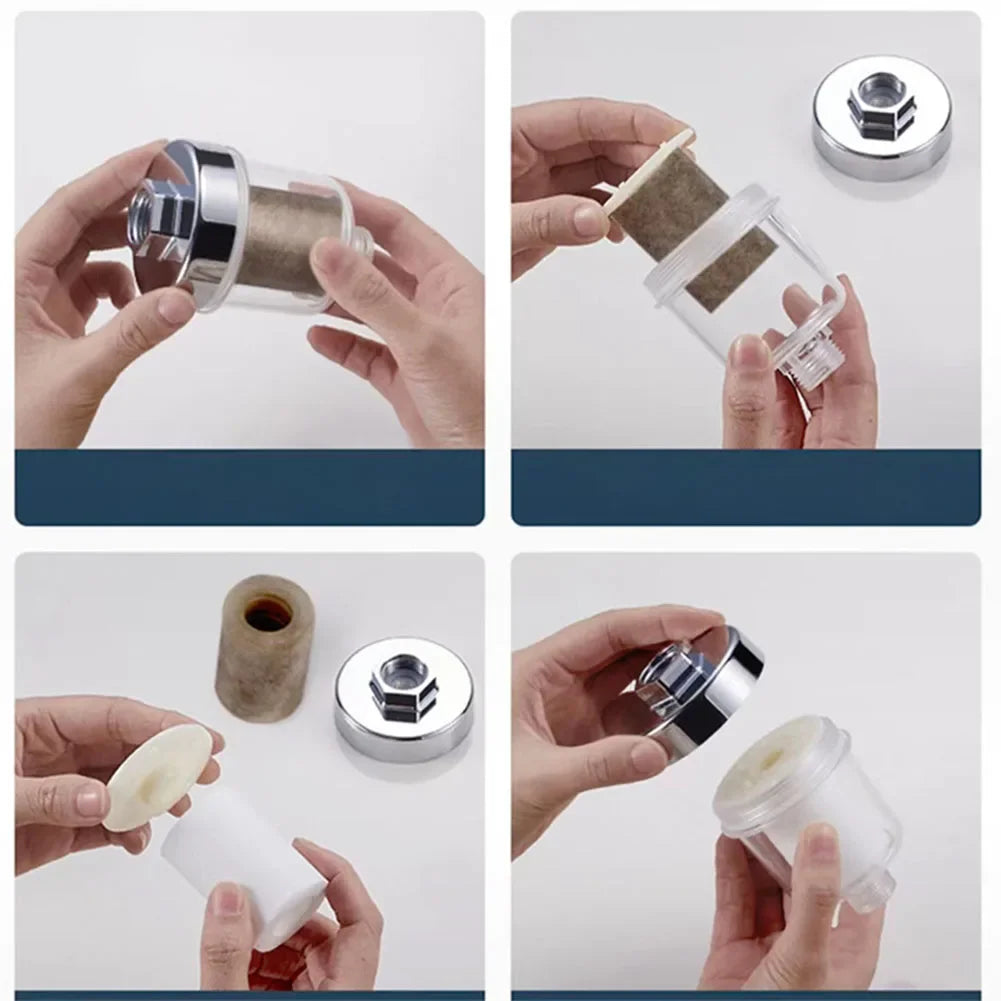 Universal Shower & Faucet Water Filter | 5-Micron PP Cotton