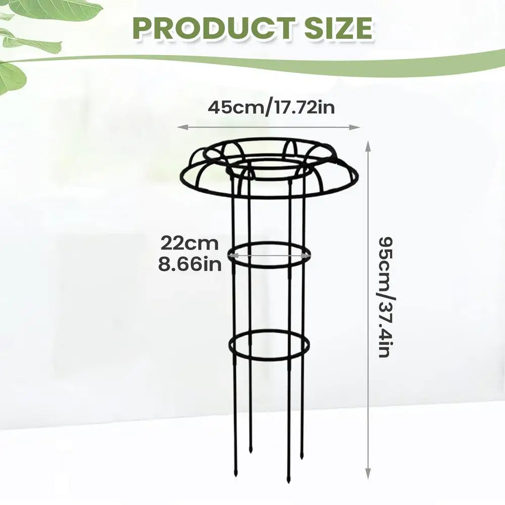 Vertical Garden Trellis Artistic Landscaping Pole Outdoor Umbrella Trellis Tower For Vines Flowers Pea Bean Tomato Clematis Peaceful Pleasures Health and Wellness S China Mainland