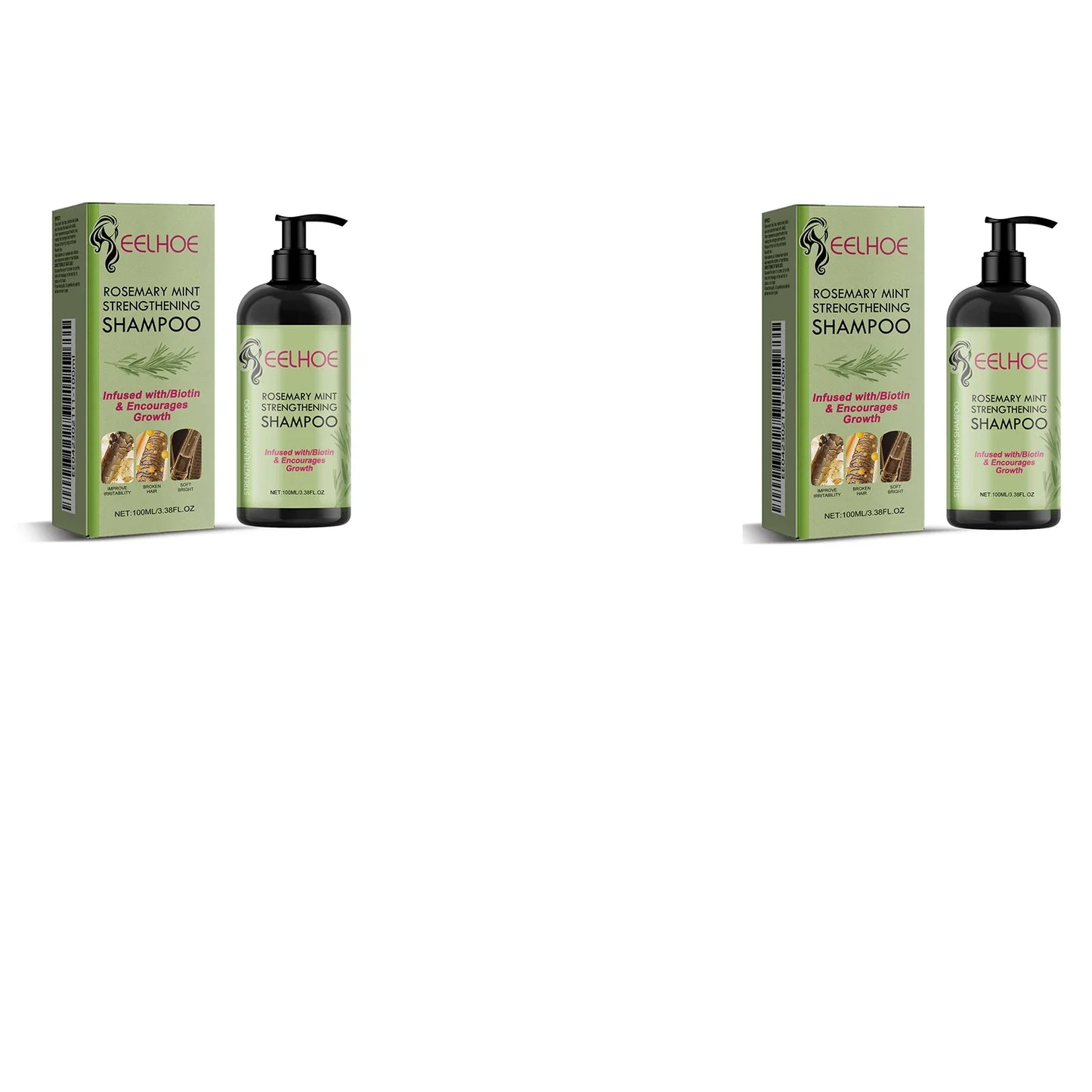 EELHOE Rosemary Shampoo – Repair Dry, Frizzy & Damaged Hair