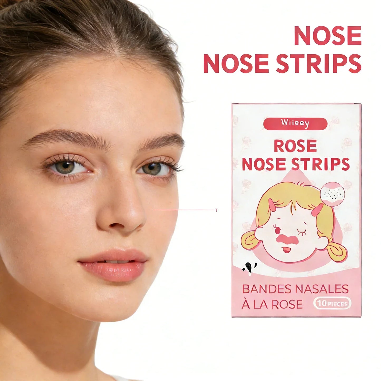 Blackhead Removal Nose Strips – Deep Cleanse & Moisturize 10 Pack