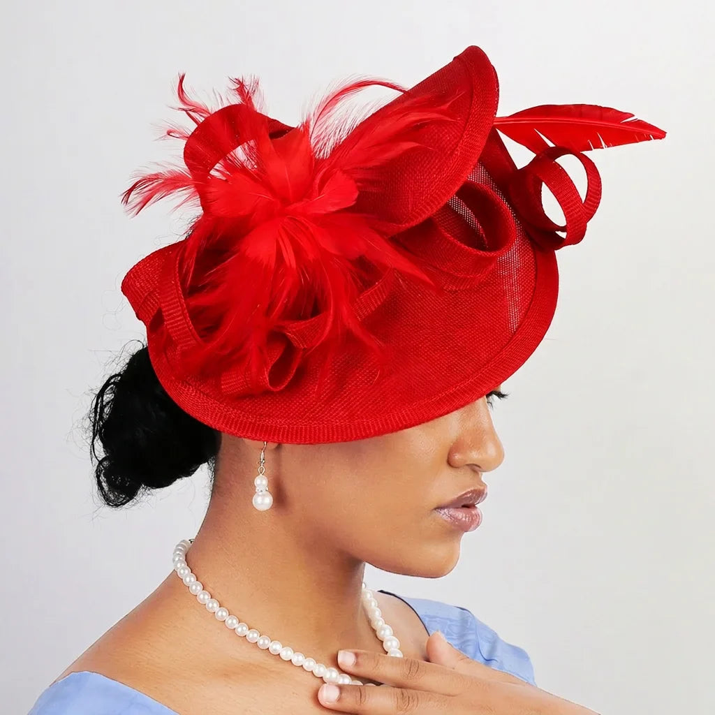 Handmade Vintage Bridal Fascinator Hat | Derby & Wedding