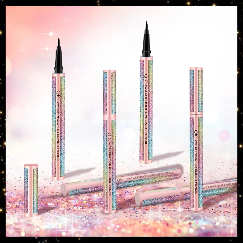 QIC Starry Sky Black Eyeliner Pencil – Waterproof & Smudge-Proof