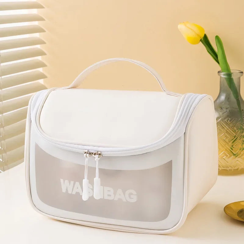 Large Transparent Waterproof PVC Travel Cosmetic Bag