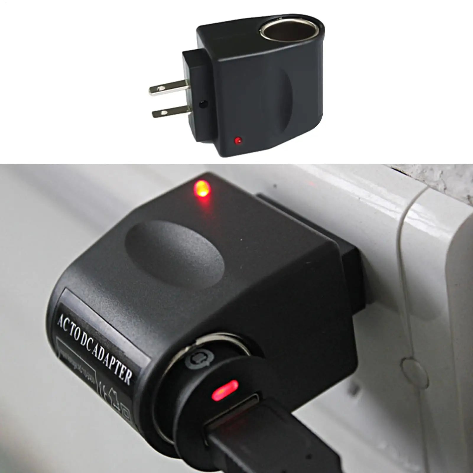 Car Plug Converter Car Power Adapter Socket Converter Portable Waterproof Vehicle Gadgets for Outdoor Adventure Long Distance Peaceful Pleasures Health and Wellness