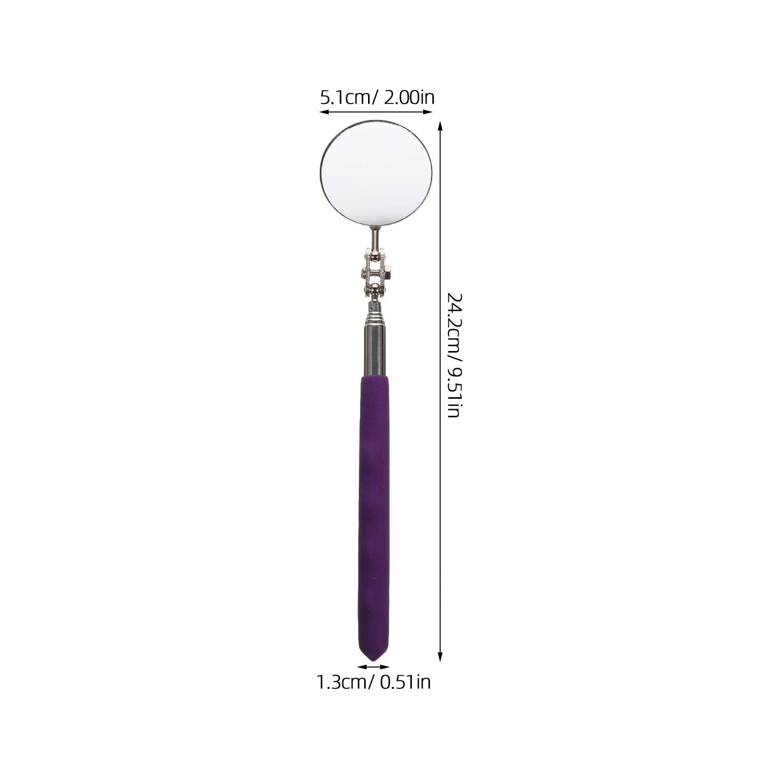 Maintenance of High-definition Telescopic Inspection Mirror Universal Underbody Inspection Mirror for Reflective Endoscope Peaceful Pleasures Health and Wellness 2pcs