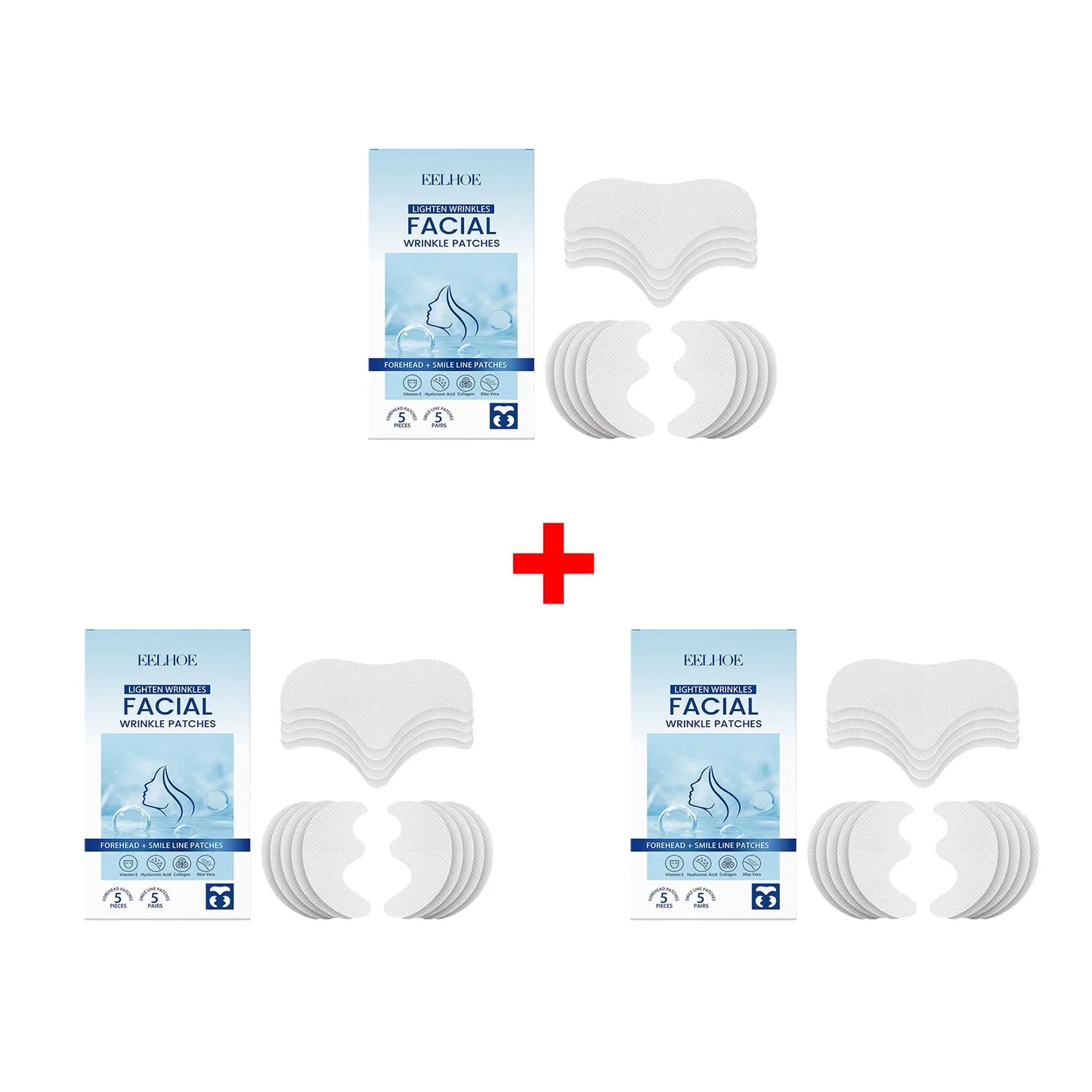 Eelhoe Wrinkle Patches – Forehead & Smile Line Firming Mask