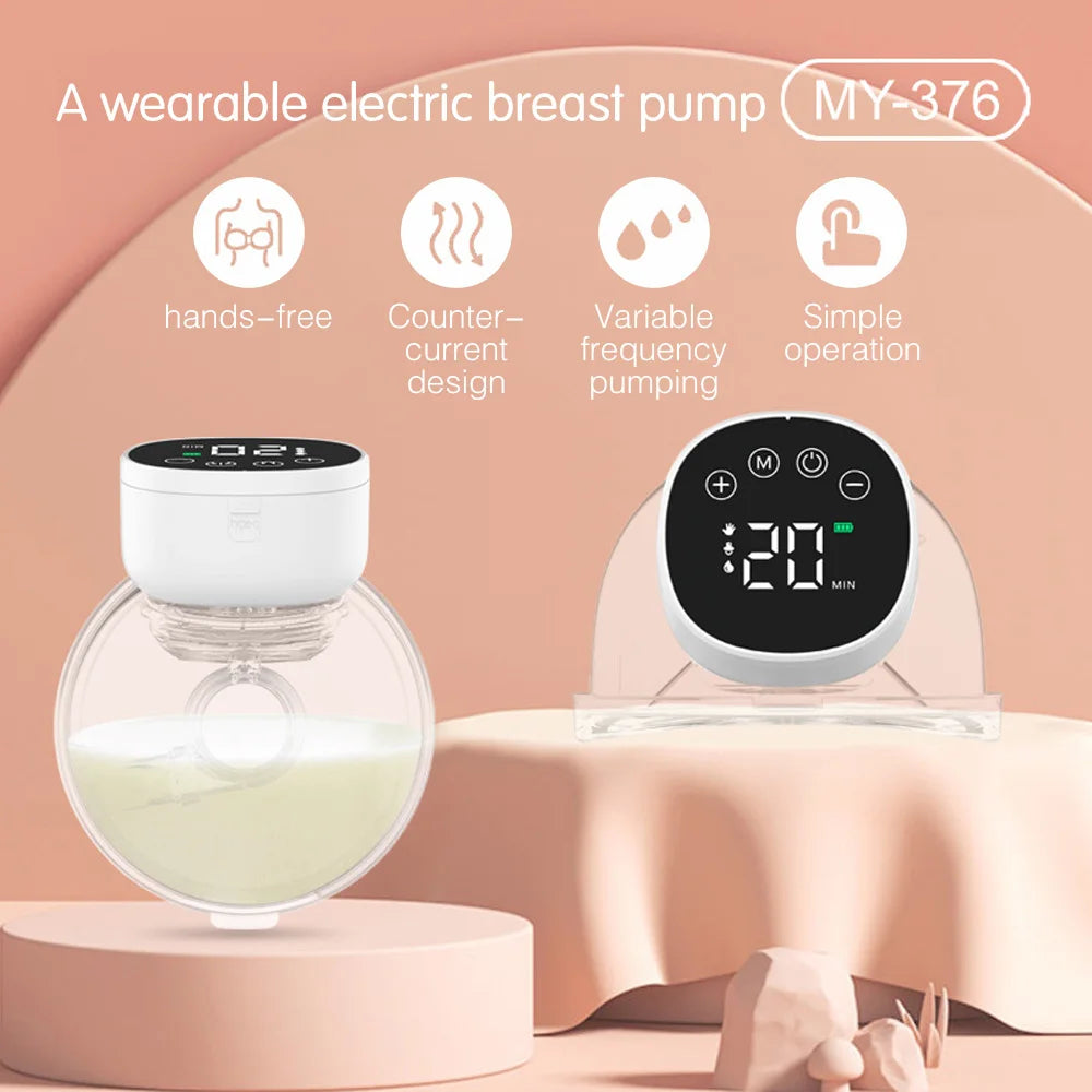 Wearable Hands-Free Electric Breast Pump | 3 Modes 9 Levels 2-Pack