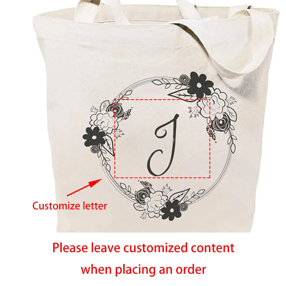 Personalized Name Tote Bag | Beach, Wedding & Bridesmaid Gift