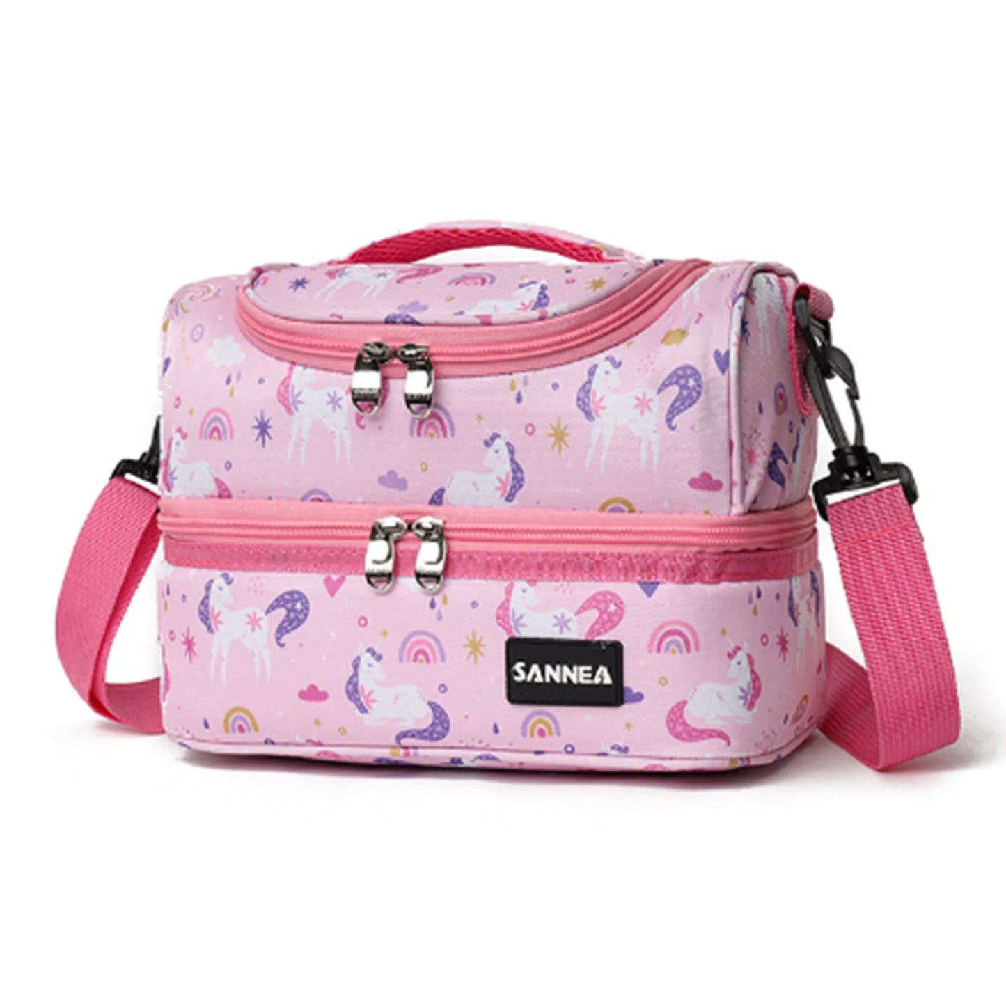 Insulated Thermal Cooler Lunch Bag Waterproof Preservation Snacks Storage Bag with Handle Student Sack Food Handbags Peaceful Pleasures Health and Wellness 7L 1