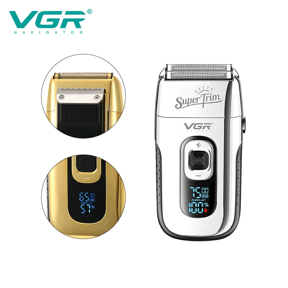 VGR 332 Electric Razor Electric Shaver Rechargeable Shaving Machine for Men Shaver Beard Razor Beard Trimmer Hair Trimmer Peaceful Pleasures Health and Wellness
