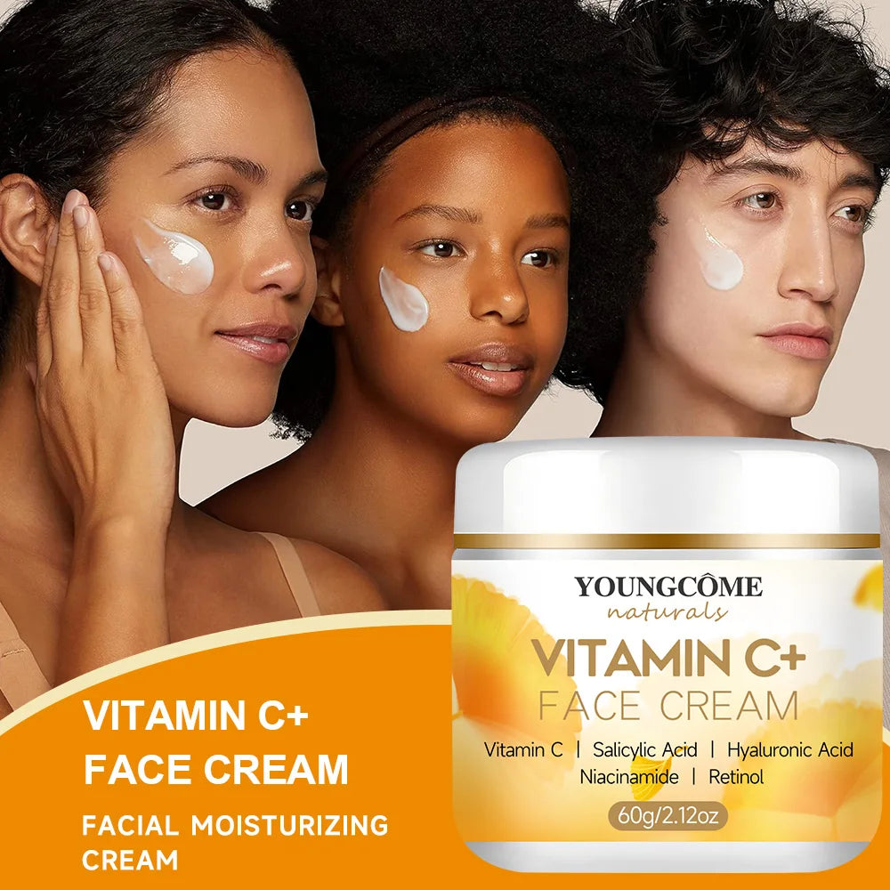 YOUNGCOME Vitamin C Face Cream – Retinol & Hyaluronic Acid Vitamin C Face Cream Peaceful Pleasures Health and Wellness