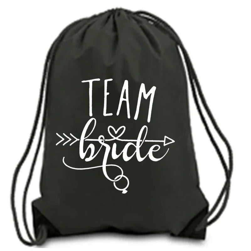 Bachelorette Hangover Kit Bag | Bridesmaid Gift Backpack Party Gift Bag Peaceful Pleasures Health and Wellness team bride