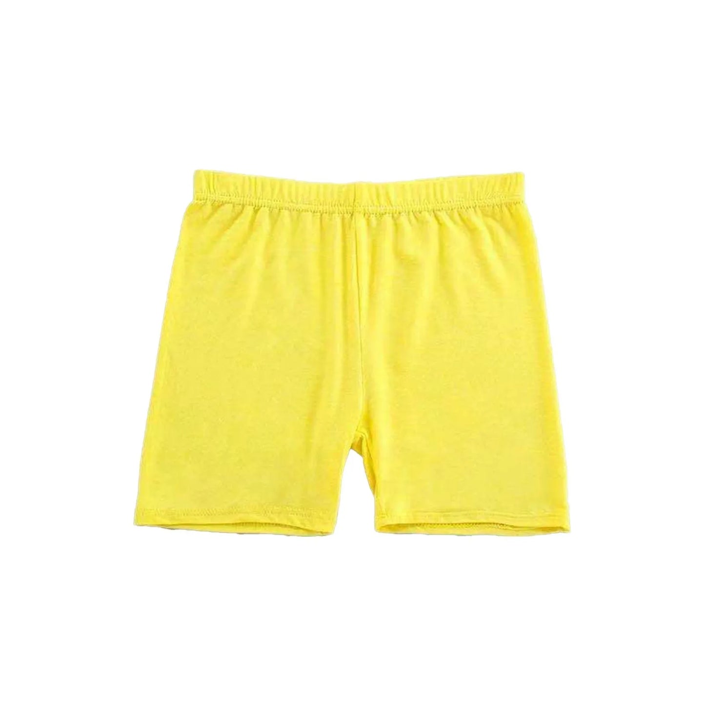 Girls Summer Safety Leggings Cycling Pants Children Anti-emptied Stretch Solid Color Mid-rise Yoga Dancing Shorts 1PC Peaceful Pleasures Health and Wellness