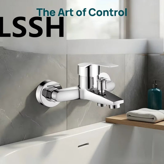 Wall Mounted Shower Faucet Hot Cold Mixing Valve | YANKE Shower Mixing Valve Peaceful Pleasures Health and Wellness