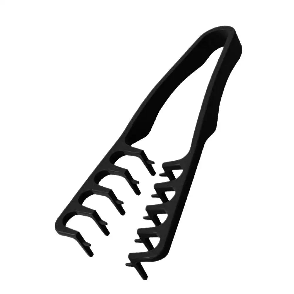 Volumizing Wide-Tooth Hair Styling Comb Curling Tools Fluffy Texture for Men Ideal for All Hair Types Hairstyling Tools Peaceful Pleasures Health and Wellness Black B