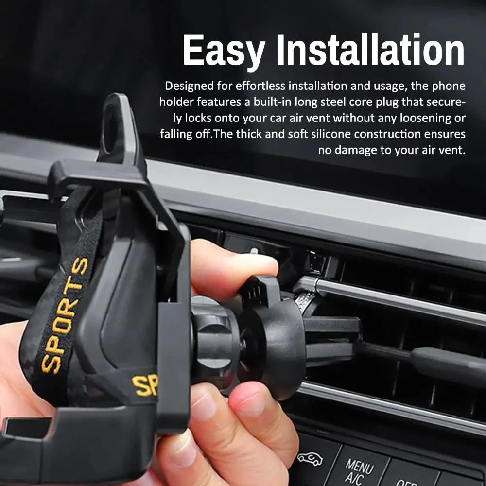 Racing Seat Car Phone Holder Suction Cup Mount | Universal Fit