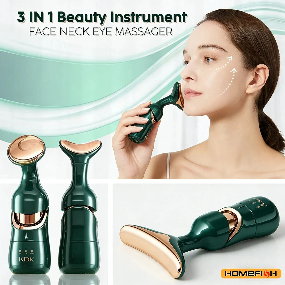 HOMEFISH 3-in-1 Facial Sculpting Device | Sonic & LED Therapy