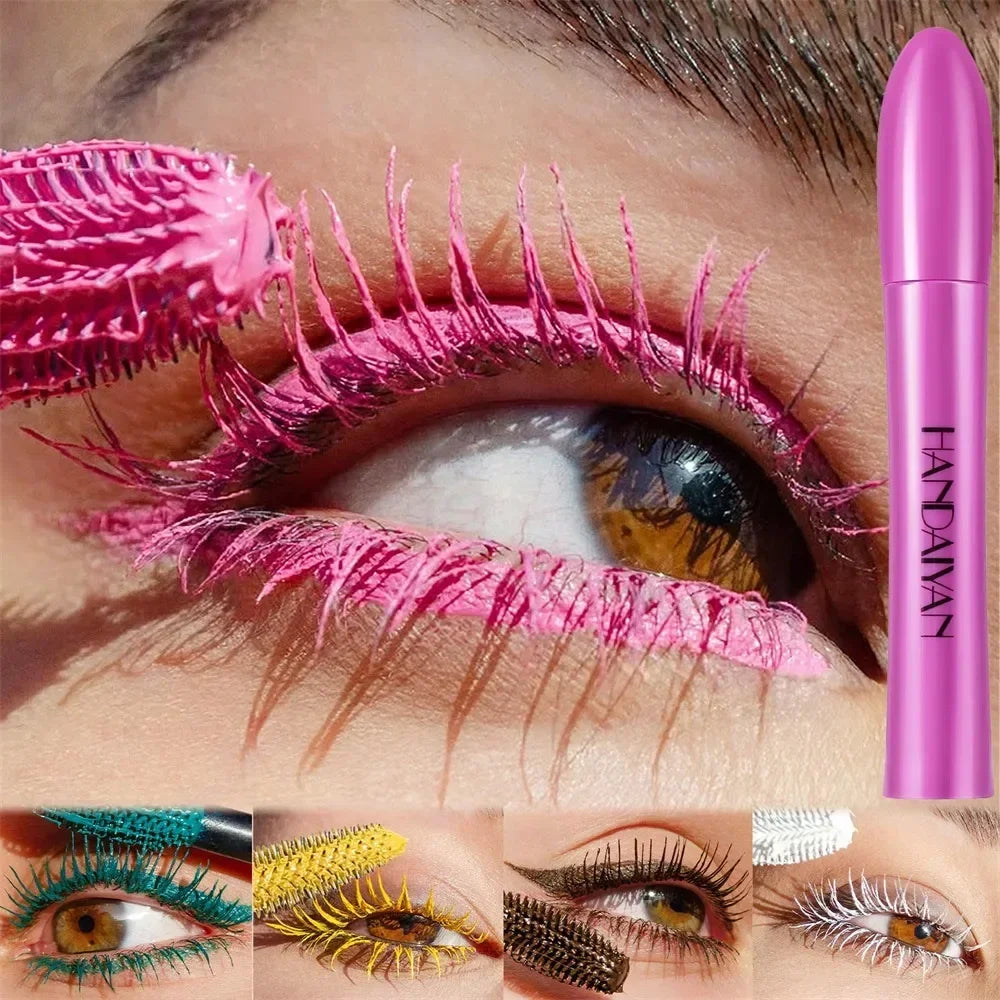 10-Color Waterproof Volumizing Mascara | Curling & Smudge-Proof