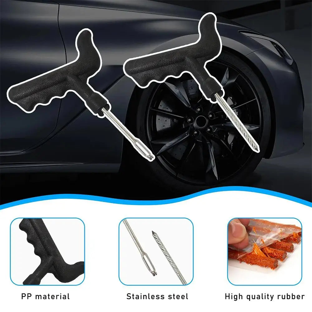 Universal Tubeless Tire Repair Kit – Car, Bike & Motorcycle