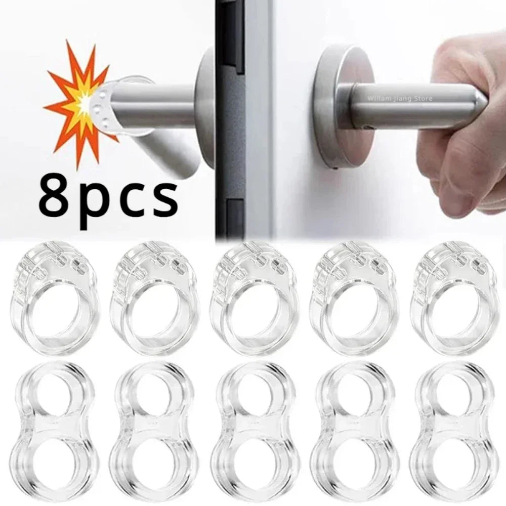Silicone Door Handle Buffer Bumper Pads – Wall Protectors Door Handle Bumpers Peaceful Pleasures Health and Wellness