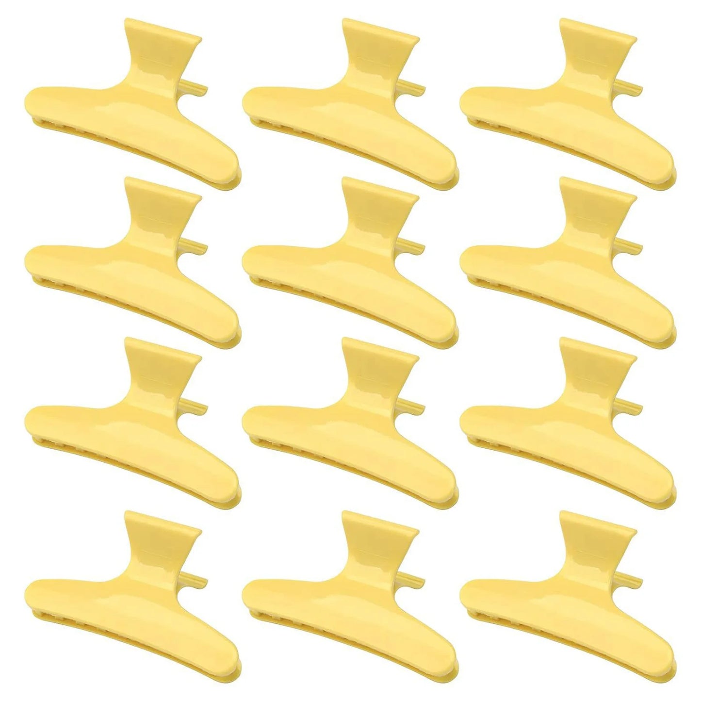 Hair Clips for Styling Sectioning Hair Root Fluffy DIY Clip Tool Hair Clamps for Hair Cutting Coloring Sectioning Peaceful Pleasures Health and Wellness Yellow