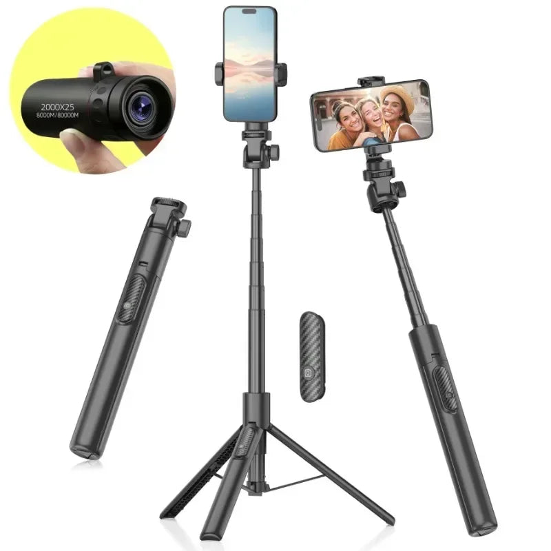 2000x25 HD Monocular Telescope Mini Portable Mobile Phone Telescope Outdoor Camping Hunting Birdwatching Telescopes Peaceful Pleasures Health and Wellness