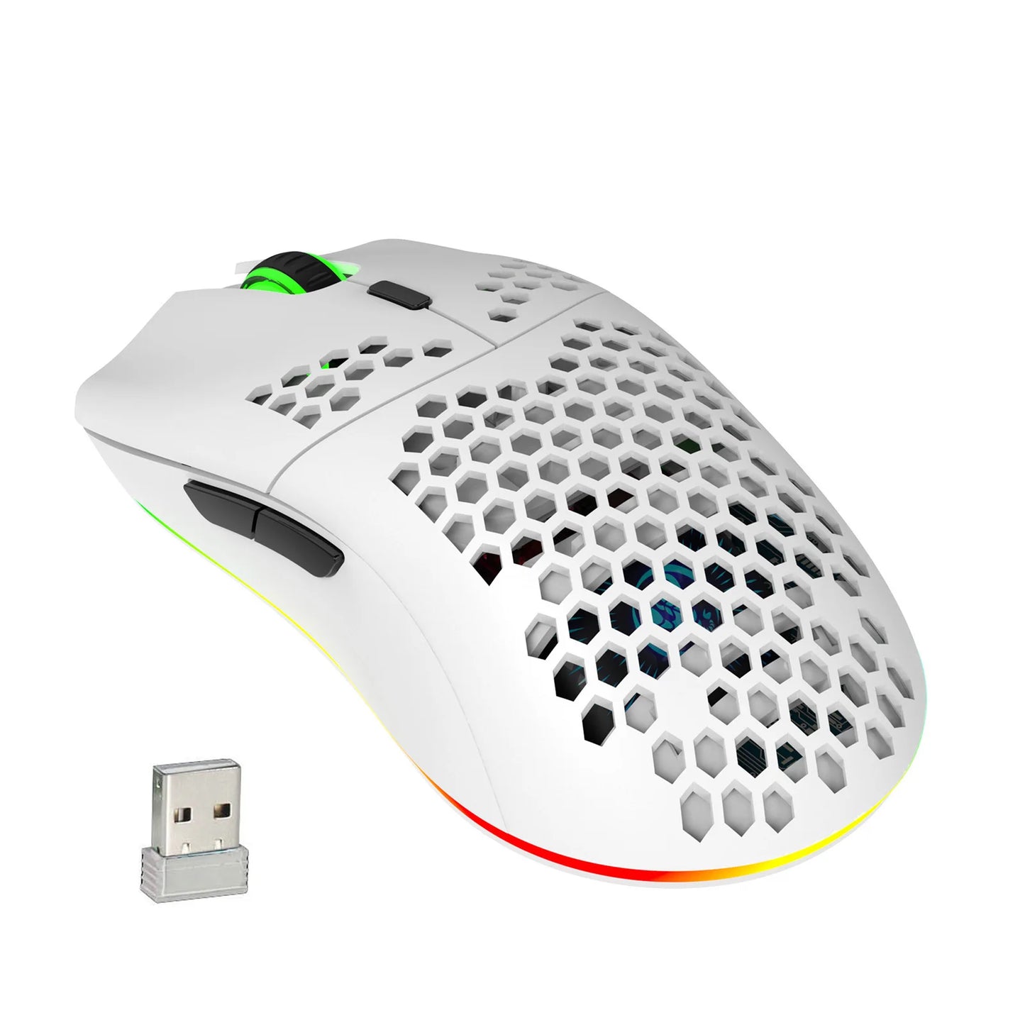 HXSJ T66 RGB Wireless Gaming Mouse | 2.4G, 3600 DPI, Ergonomic