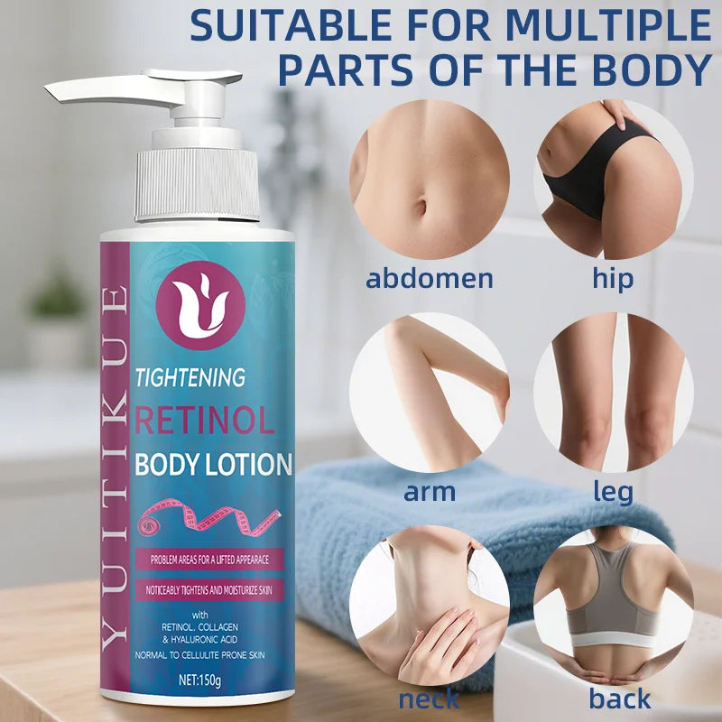 YUITIKUE Retinol Body Lotion – Firms, Tightens & Hydrates 150g Firming Body Lotion Peaceful Pleasures Health and Wellness