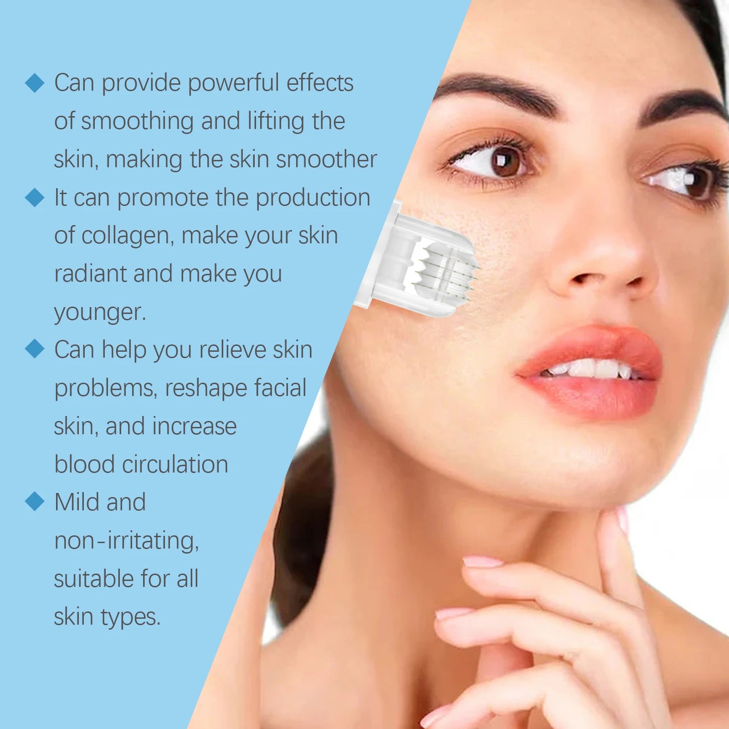 Hyaluronic Acid Microneedle Roller Serum – Hydrate & Brighten