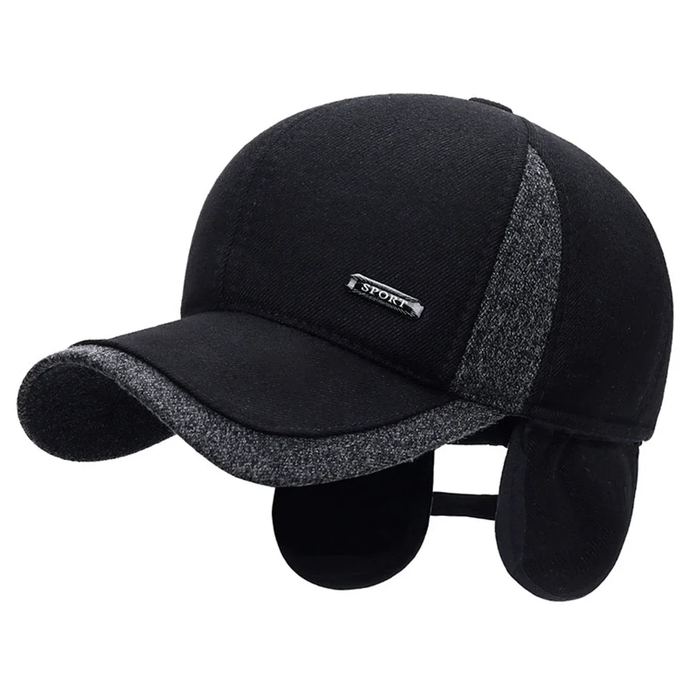 Winter Thermal Earflap Hat – Plush Windproof Cap | Swokii