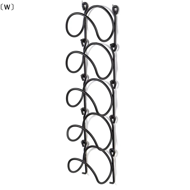 Wrought Iron Wall Towel Rack – Curved Bathroom Organizer