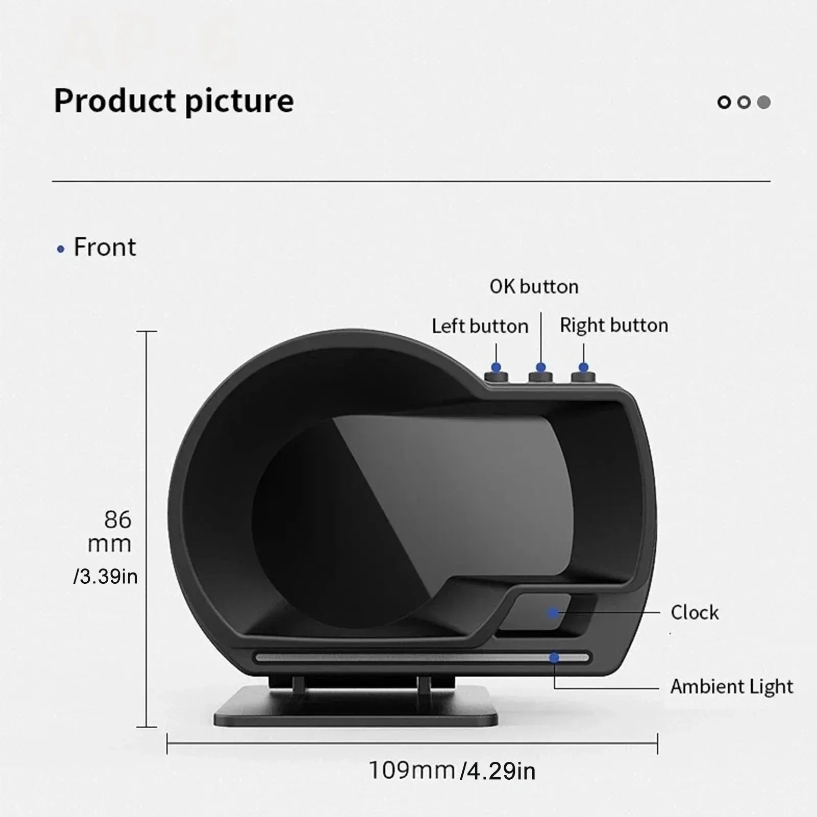OBD2 Diagnostic Tool Car HUD GPS Speedometer Turbo RPM Alarm HD Display Universal for Cars Trucks SUV Peaceful Pleasures Health and Wellness