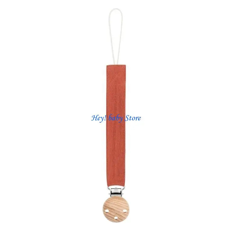 Baby Pacifier Clip Cotton Rope Teether Soother – 25 Colors