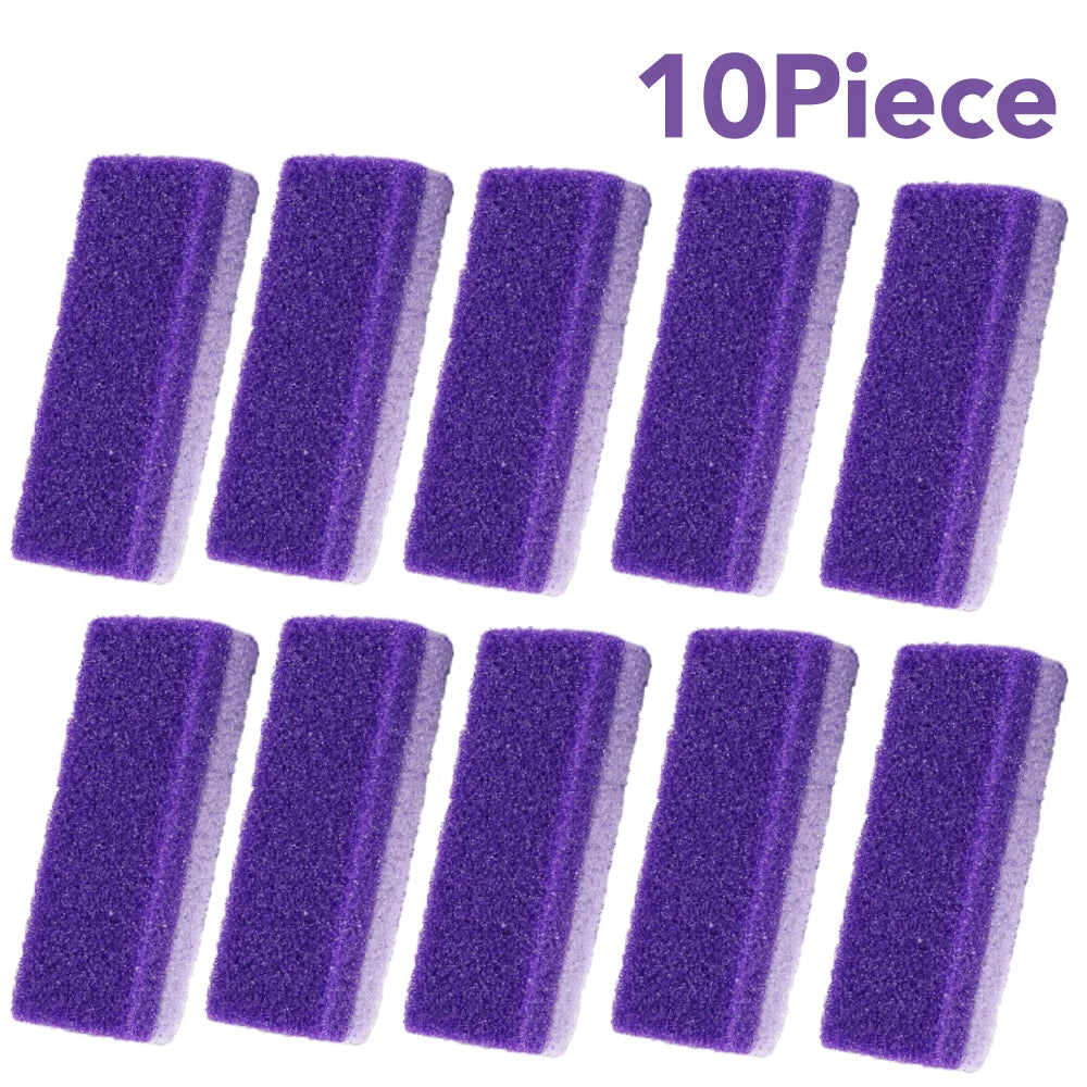 5/10PCS Foot Pumice Stone Foot File Callus Dead Skin Remover Foot Heel Scrubber Smooth Feet In Seconds Pedicure Exfoliator Tool Peaceful Pleasures Health and Wellness 10Piece
