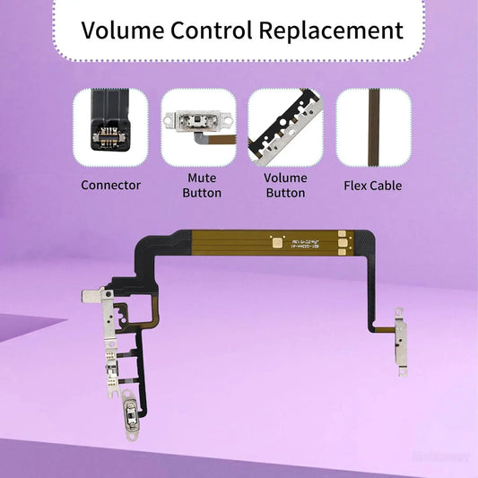 Power & Volume Button Flex Cable for iPhone 12 & 13 Series Phone Replacement Part Oasis Select