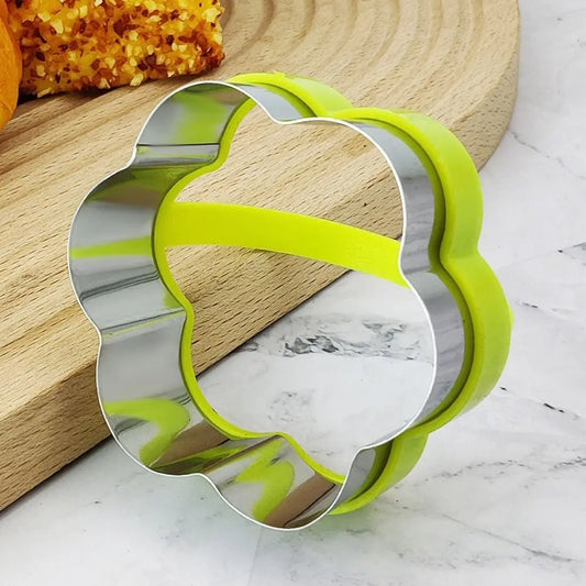 3Pcs/Set Star Heart Circular Plum Shaped Cookie Cutters Stainless Steel DIY Biscuit Molds Baking Tools Kitchen Accessories Peaceful Pleasures Health and Wellness