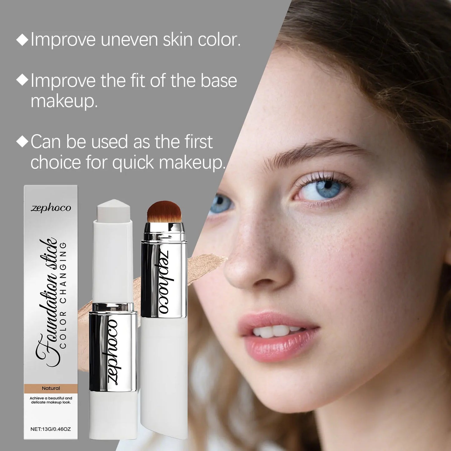 ZEPHOCO Concealer Foundation Stick – All Skin Tones 13g