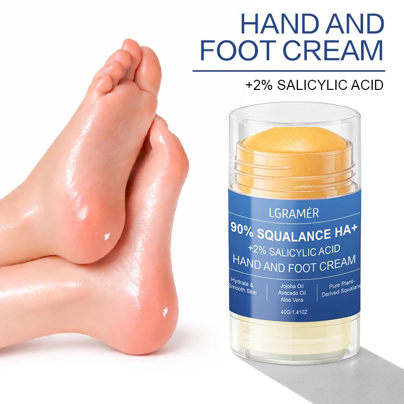 Squalane & Salicylic Acid Hand & Foot Cream for Dry Skin