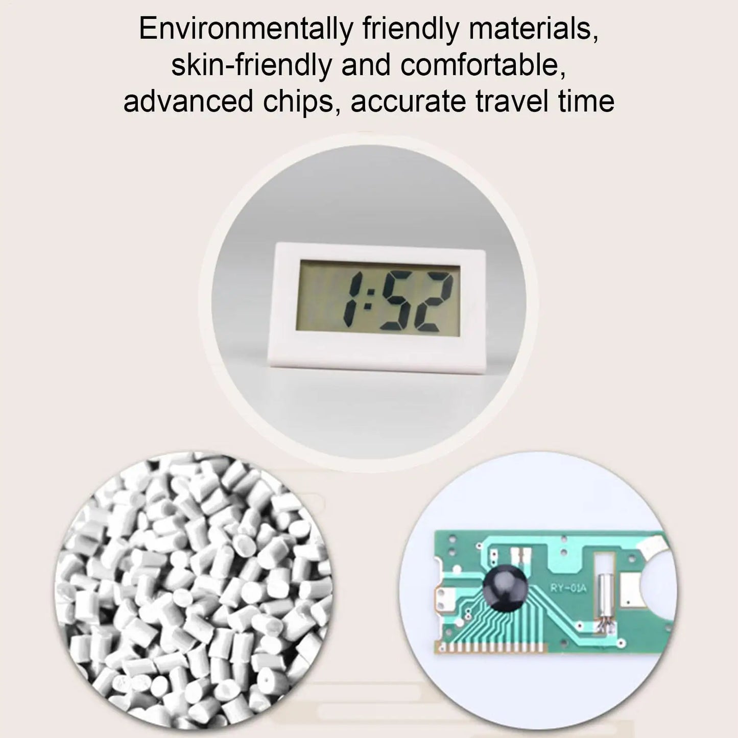 Small Battery Operated Digital Clock Compact LED Display for Desk Wall Shelf, Kitchen, Classroom, Office & Bedroom Peaceful Pleasures Health and Wellness