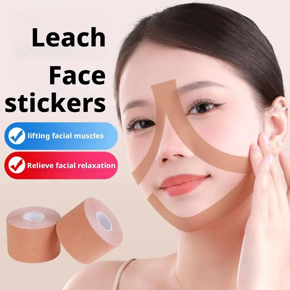 Kinesiology Tape For Face V Line Neck Eyes Lifting Wrinkle Remover Sticker Tape Facial Skin Care Tool Elastic Bandage Peaceful Pleasures Health and Wellness