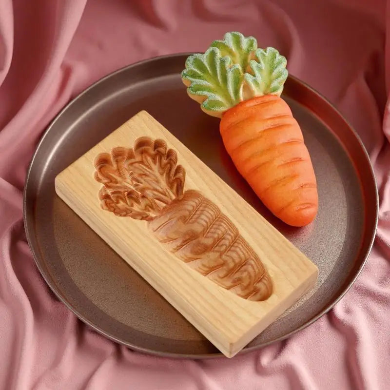 3D Wooden Animal Cookie Molds – Bird, Horse & Hedgehog