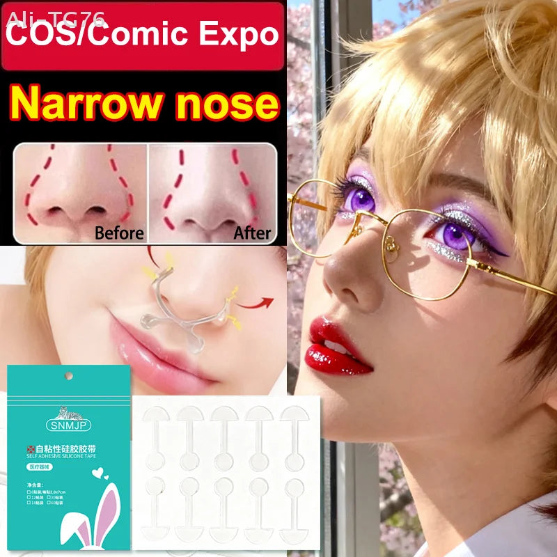 50Pcs Invisible Nose Wing Slimming Stickers | Nose Shaper