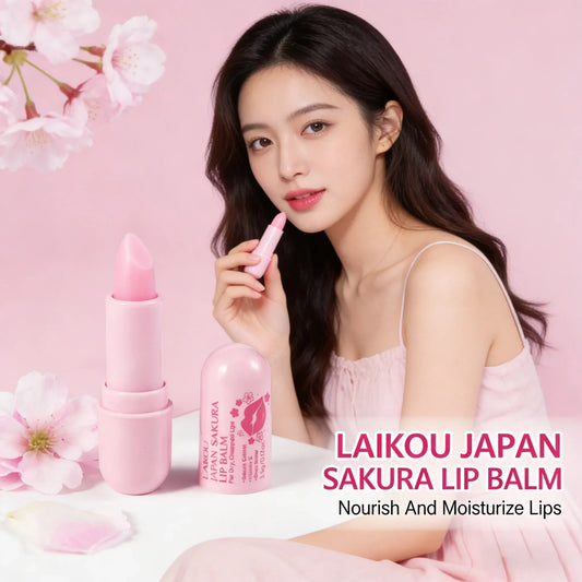 LAIKOU Sakura Lip Balm – Hydrating & Nourishing 3.5g Peaceful Pleasures Health and Wellness