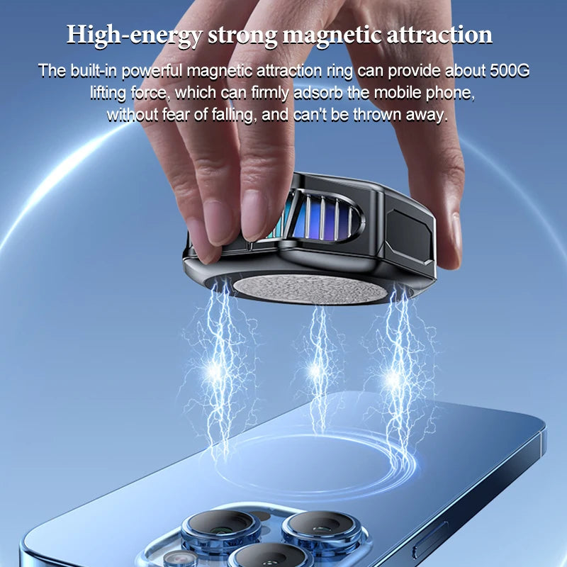 Black Shark Cooler For Cell Phone Cooling Fan Mobile Cooler Games Fan Cooling For Phone Accessories Cooler Phone Gaming Portable Peaceful Pleasures Health and Wellness