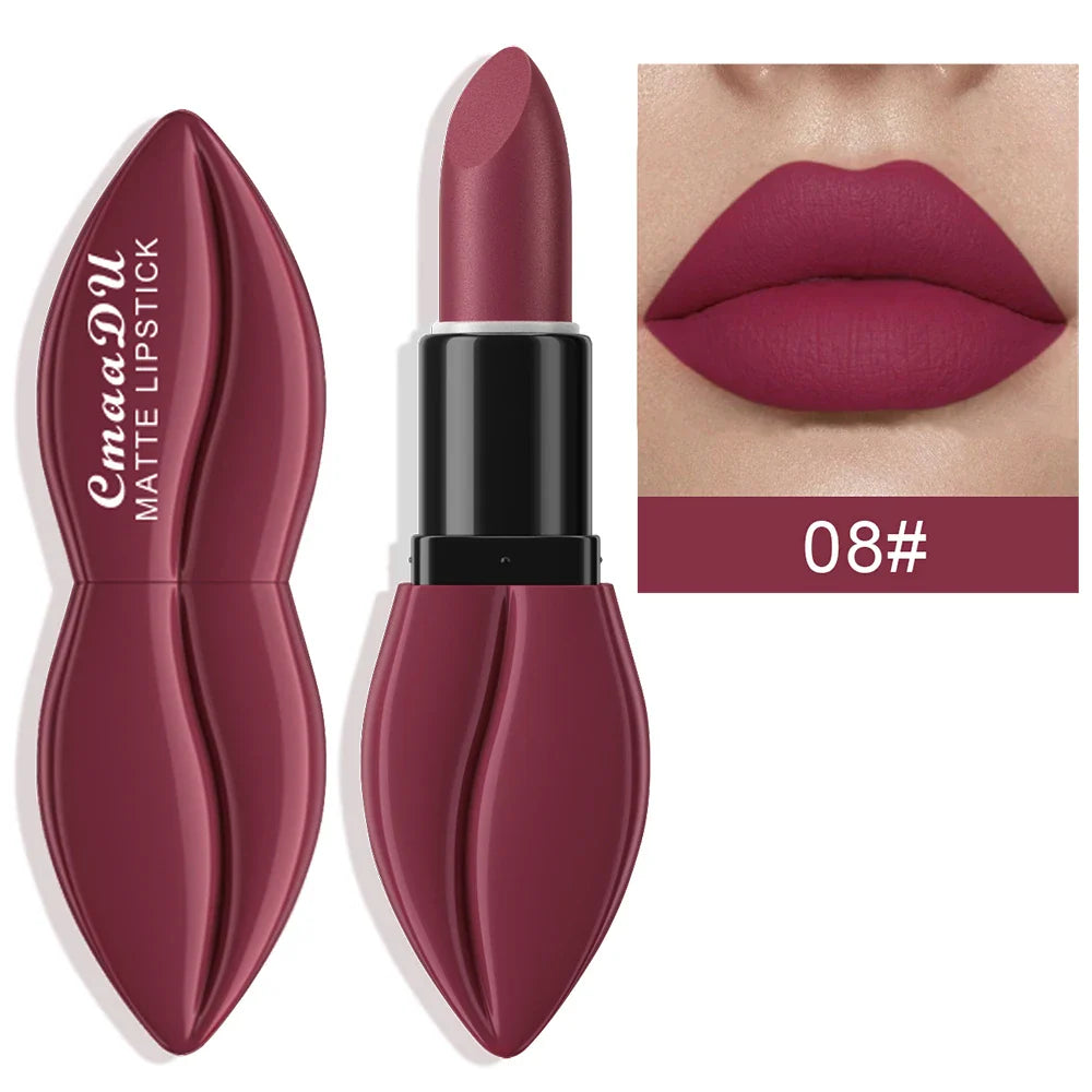 cmaadu Matte Lipstick – Velvet High Pigment Waterproof Lip Gloss