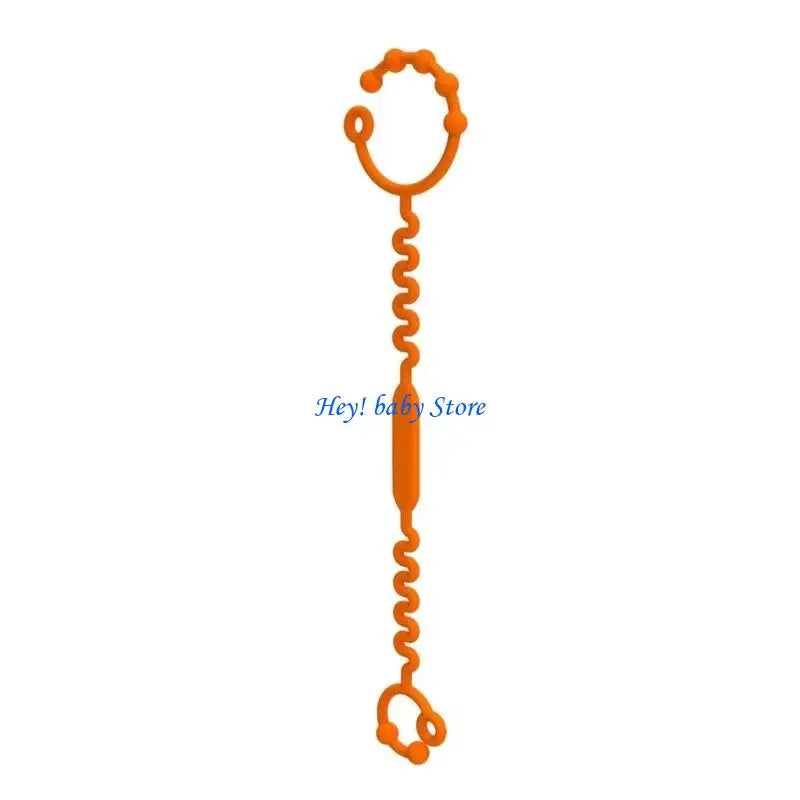 Silicone Baby Bottle Holder Leash | Pacifier & Teether Strap