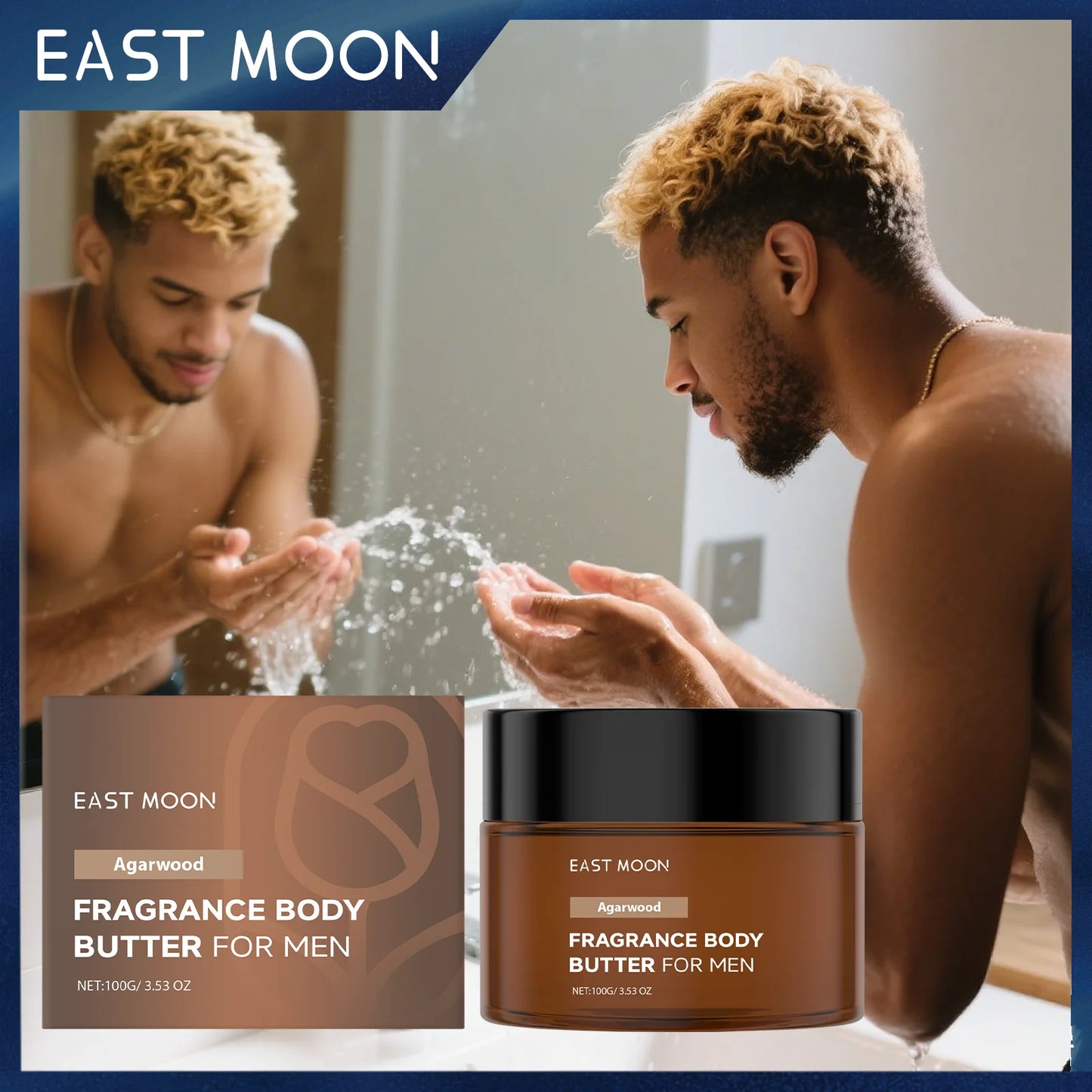 Men's Scented Body Lotion Sandalwood Extract Improves Skin Elasticity Radiance Non Greasy Fast Absorption For Dry Skin Peaceful Pleasures Health and Wellness