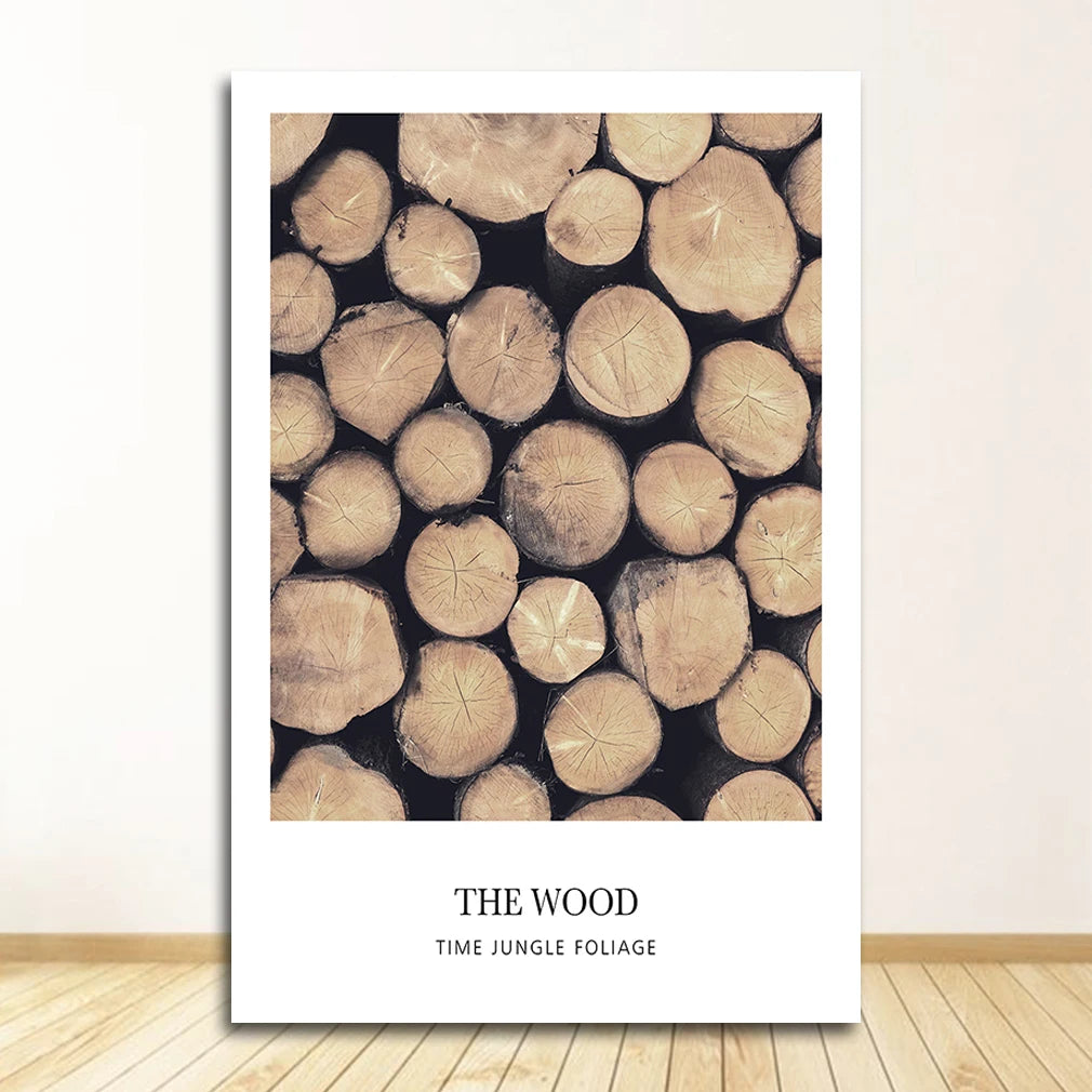 Nordic Deer Canvas Wall Art | Scandinavian Living Room Decor