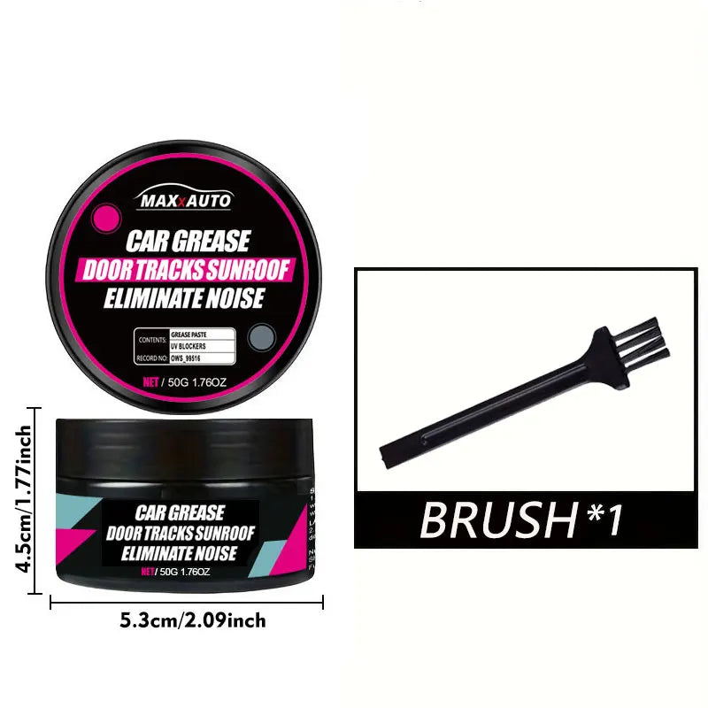 Car & Home Lubricant Grease Car Sunroof Track Lubricating Rubber Seal Repair Maintenance Lubrication Grease Polish Tools Peaceful Pleasures Health and Wellness 50G China Mainland