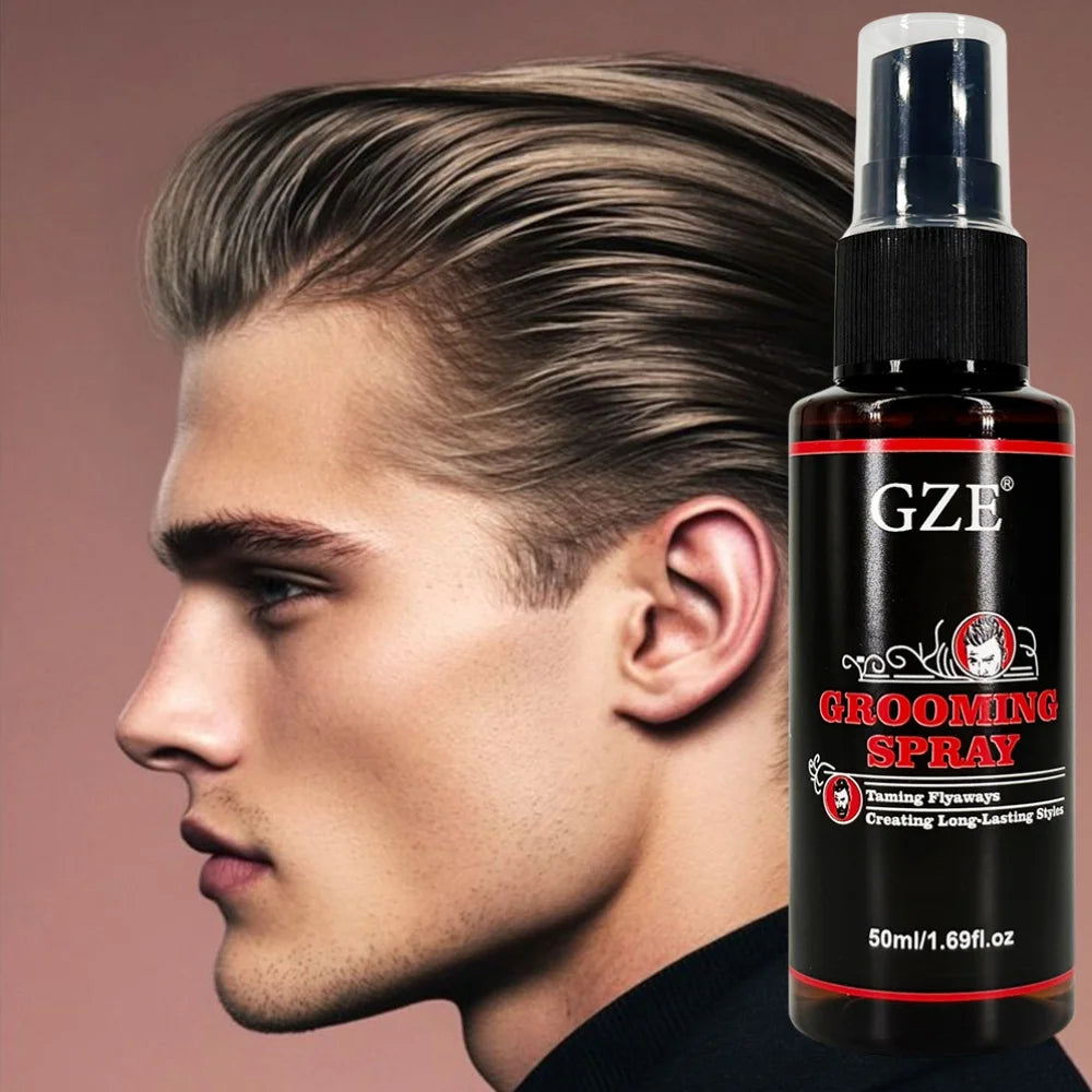 GZE Men's Grooming Spray – Leave-In Conditioner & Detangler